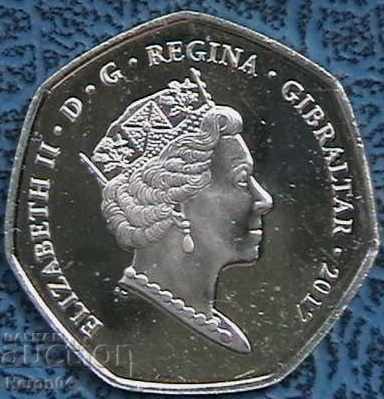 50 pence 2017, Gibraltar with price 29.99 BGN | € 15.33 50 pence 2017, Gibraltar with price 29.99 BGN | € 15.33