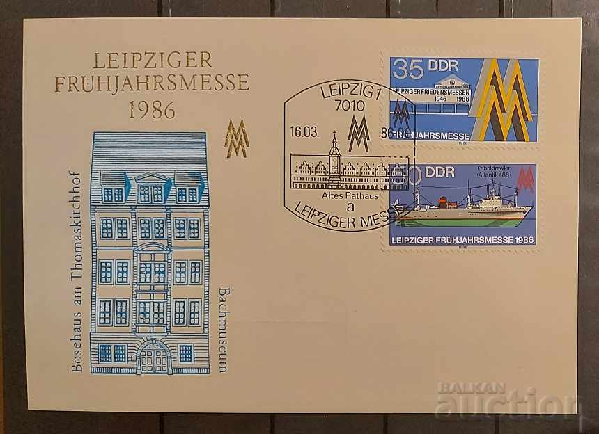 Γερμανία / GDR 1986 Καρτ ποστάλ Λειψία