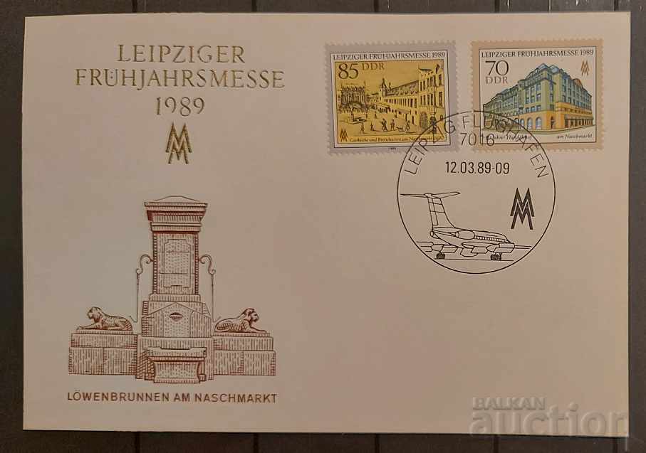 Γερμανία / GDR 1989 Καρτ ποστάλ Λειψία