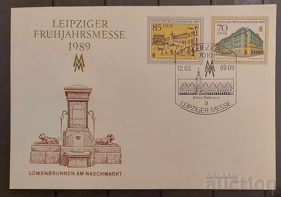 Γερμανία / GDR 1989 Καρτ ποστάλ Λειψία