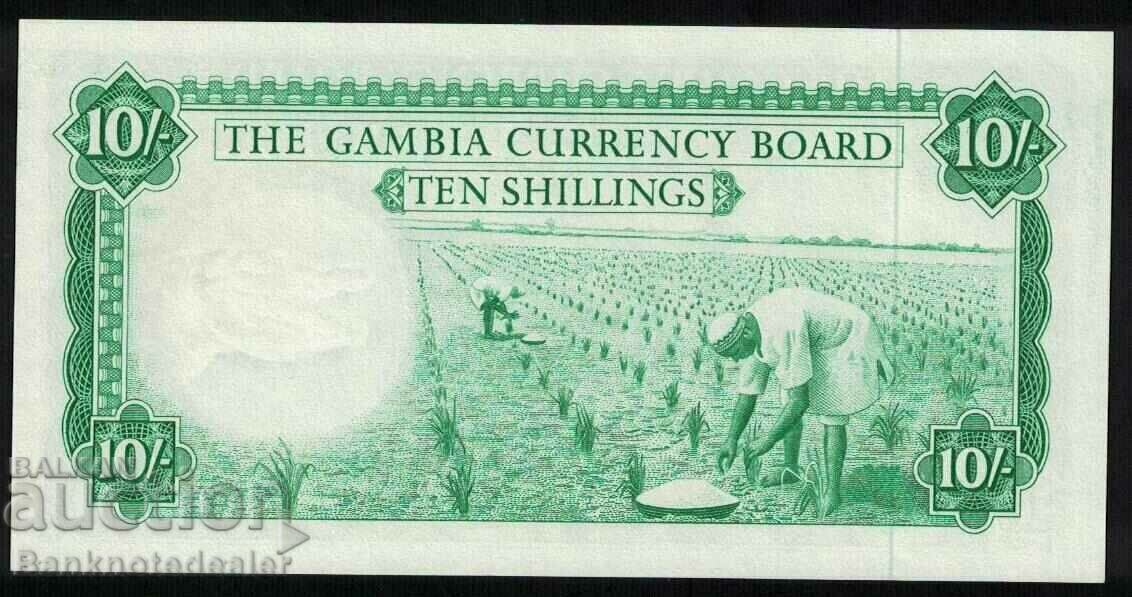Gambia 10 Shillings 1965 Pick 1 Unc Ref 5903 with price 349.00 BGN | € 178.44