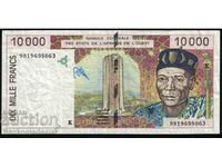 Statele din Africa de Vest Senegal 10000 franci 1997 Alege 114ae 1