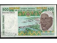 Δυτική Αφρική States Senegal 500 Francs 1997 Επιλογή 110ah