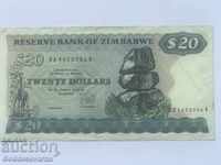 Zimbabwe 20 Dollars 1983 Pick 4c Ref 5956