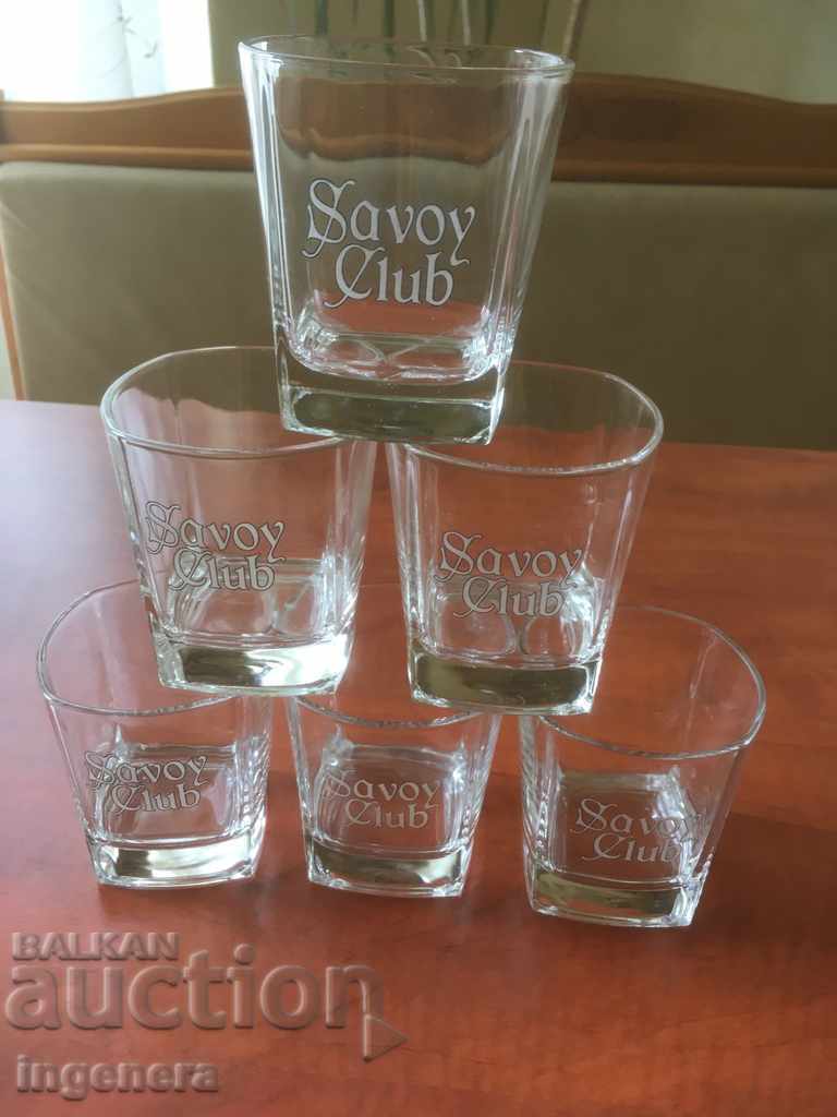 GLASS GLASS COMPANY FOR VODKA BRANDY AND DR-6 PC №1