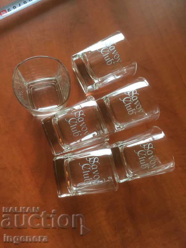 Auction  GLASS GLASSES COMPANY NEW GLASS FOR ALCOHOL-6 BR-№2