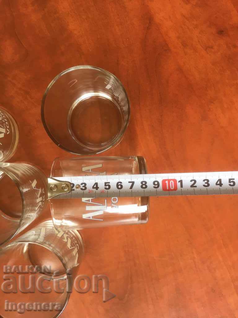 Auction GLASS GLASS COMPANY FOR ALCOHOL-5 PCS Auction GLASS GLASS COMPANY FOR ALCOHOL-5 PCS