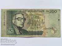 Mauritius 200 Rupees 2001 Pick 52a Ref 5348