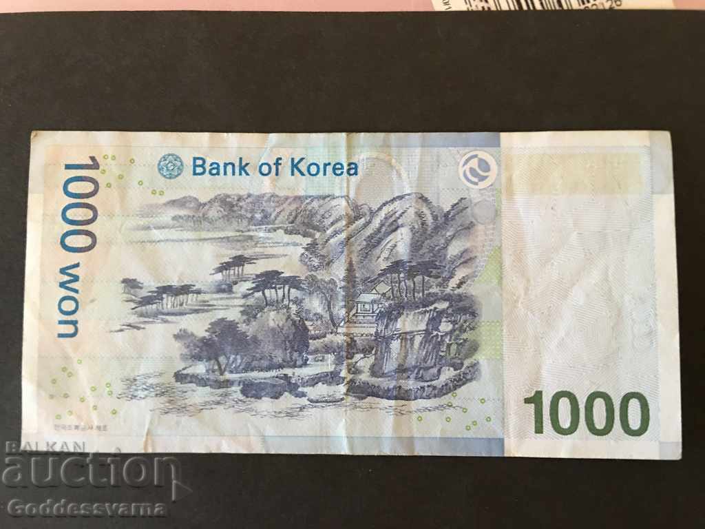 Korea 1000 won 2006 Pick 34 Ref 7346 with price 3.00 BGN | € 1.53 Korea 1000 won 2006 Pick 34 Ref 7346 with price 3.00 BGN | € 1.53