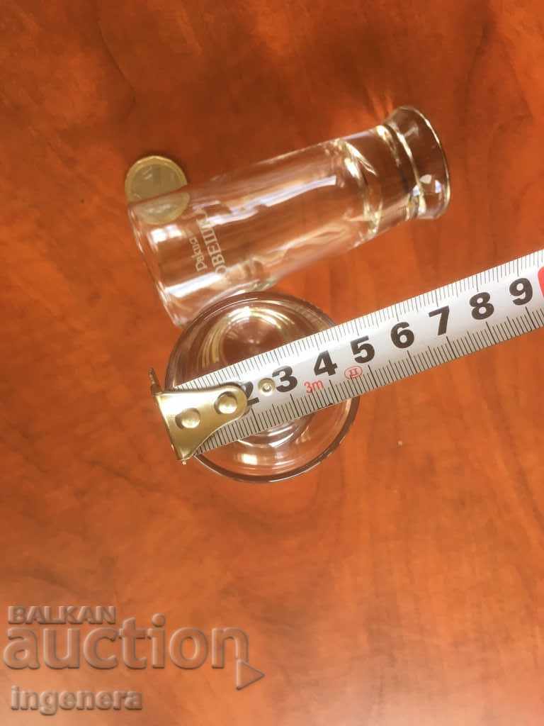Auction GLASS GLASSES GLASS FOR BRANDY ADVERTISING-2 PCS Auction GLASS GLASSES GLASS FOR BRANDY ADVERTISING-2 PCS