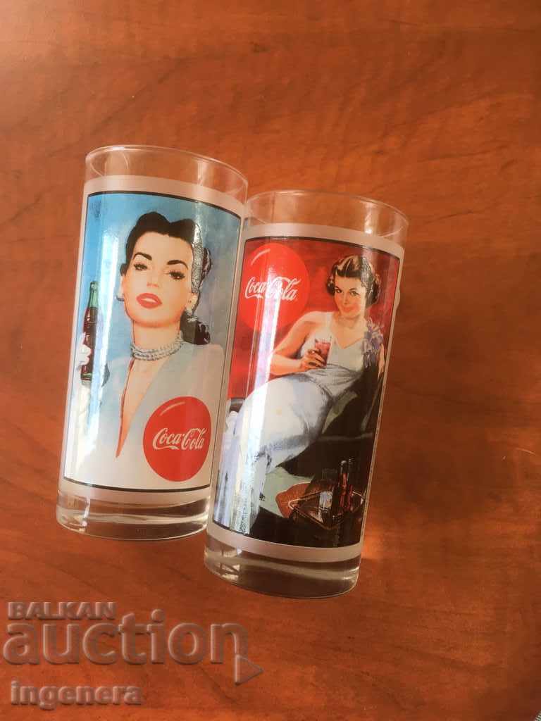 COCA COLA GLASS GLASS-2 PCS with price 8.00 BGN | € 4.09 COCA COLA GLASS GLASS-2 PCS with price 8.00 BGN | € 4.09