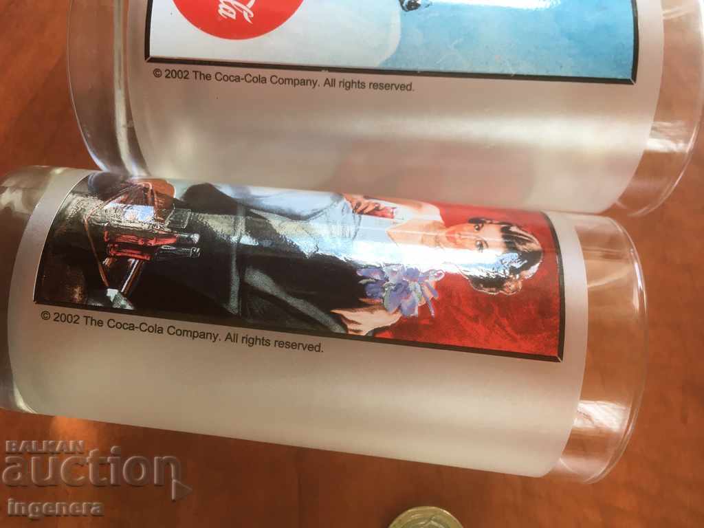 COCA COLA GLASS GLASS-2 PCS - 5 COCA COLA GLASS GLASS-2 PCS - 5