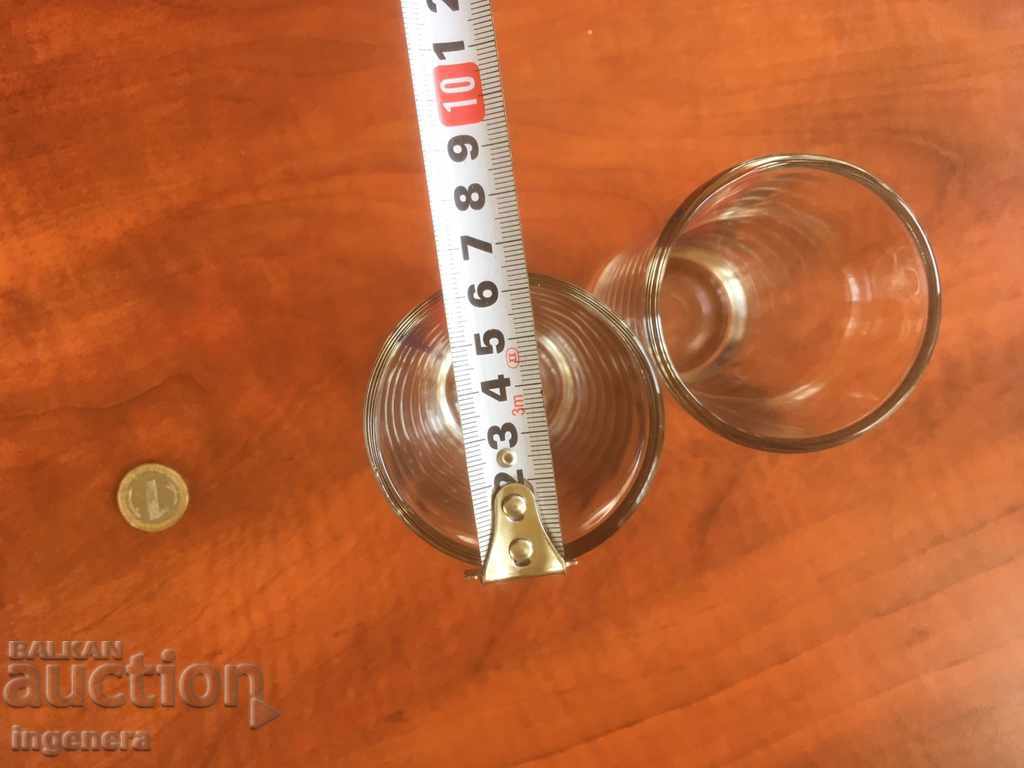 CUP GLASS GLASSES ADVERTISING FOR WATER-2 PCS with price 4.00 BGN | € 2.05 CUP GLASS GLASSES ADVERTISING FOR WATER-2 PCS with price 4.00 BGN | € 2.05