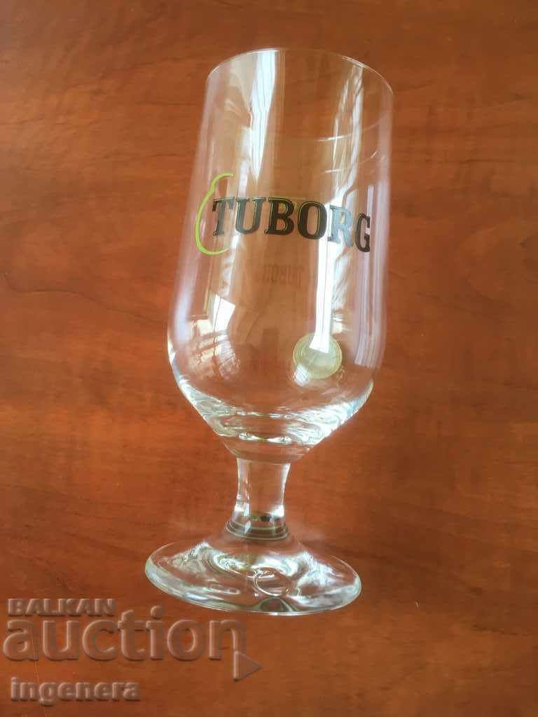 GLASS BEER MUG GLASS ADVERTISING with price 5.00 BGN | € 2.56