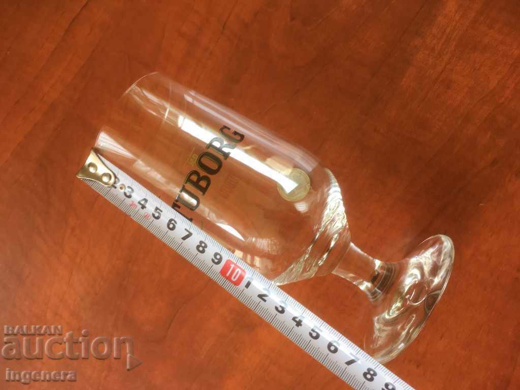 Auction  GLASS BEER MUG GLASS ADVERTISING
