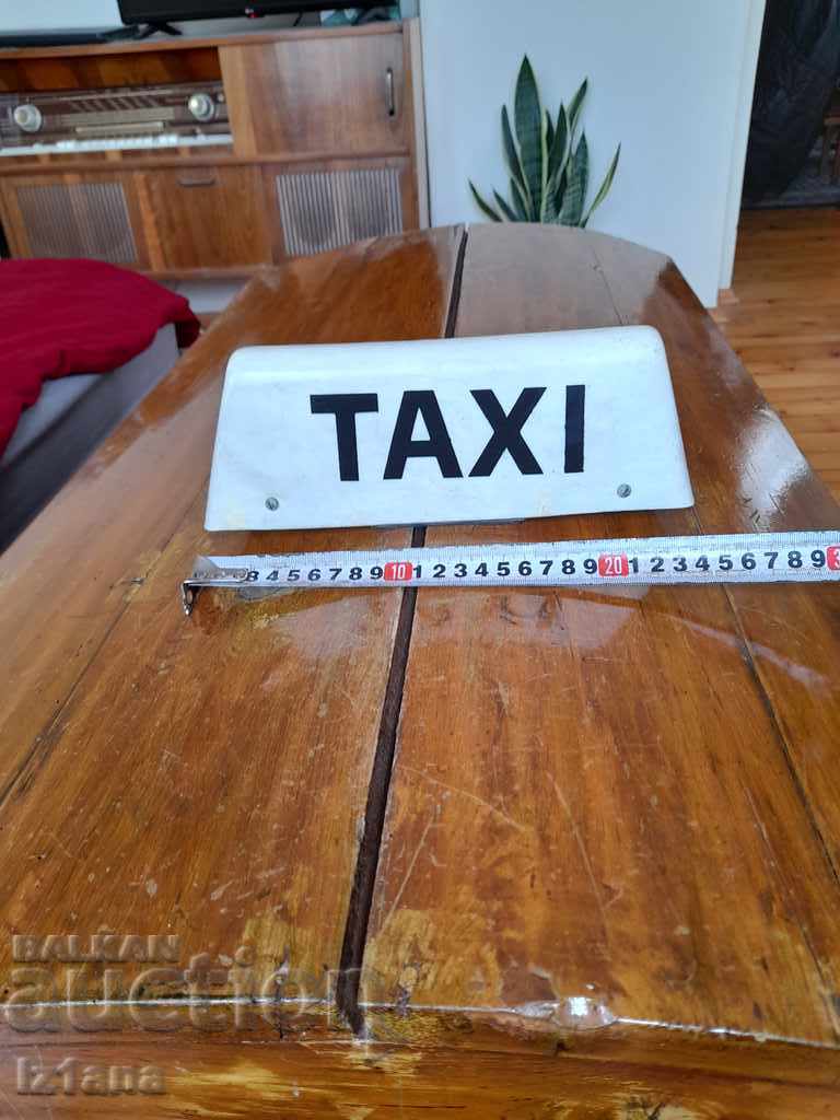 Licitație Vechi semn TAXI, Taxi