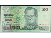 Thailand 20 Baht 2002 Pick 109  Ref 0042