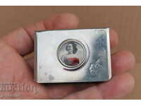 Aluminum Snuff Box Military Art 1919