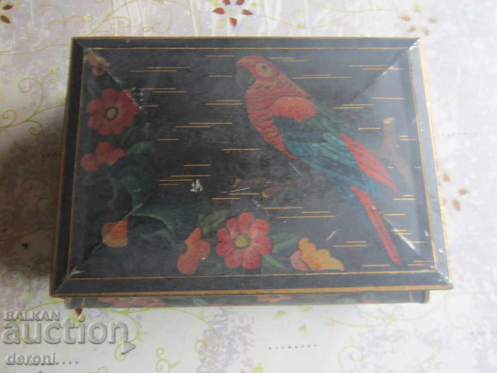 Δημοπρασία Λιθογραφικό μεταλλικό κουτί 19ου αιώνα Δημοπρασία Λιθογραφικό μεταλλικό κουτί 19ου αιώνα