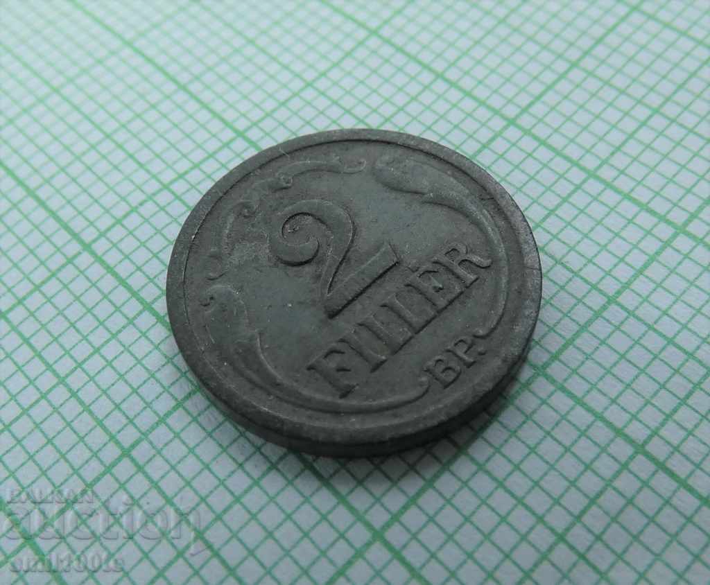 2 fillers 1943. Hungary zinc with price 3.00 BGN | € 1.53 2 fillers 1943. Hungary zinc with price 3.00 BGN | € 1.53