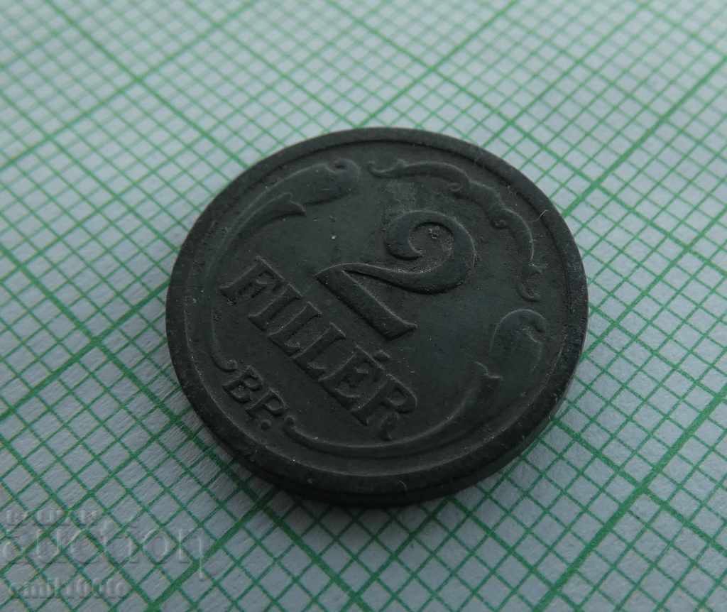Auction 2 fillers 1943. Hungary zinc Auction 2 fillers 1943. Hungary zinc