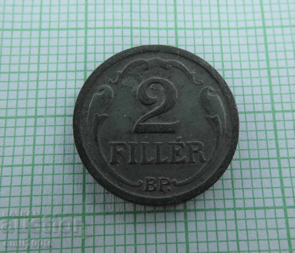 2 πληρωτικά 1943. Ουγγαρία ψευδάργυρος