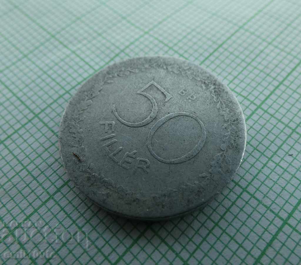 Auction 50 fillers 1948 Hungary aluminum Auction 50 fillers 1948 Hungary aluminum
