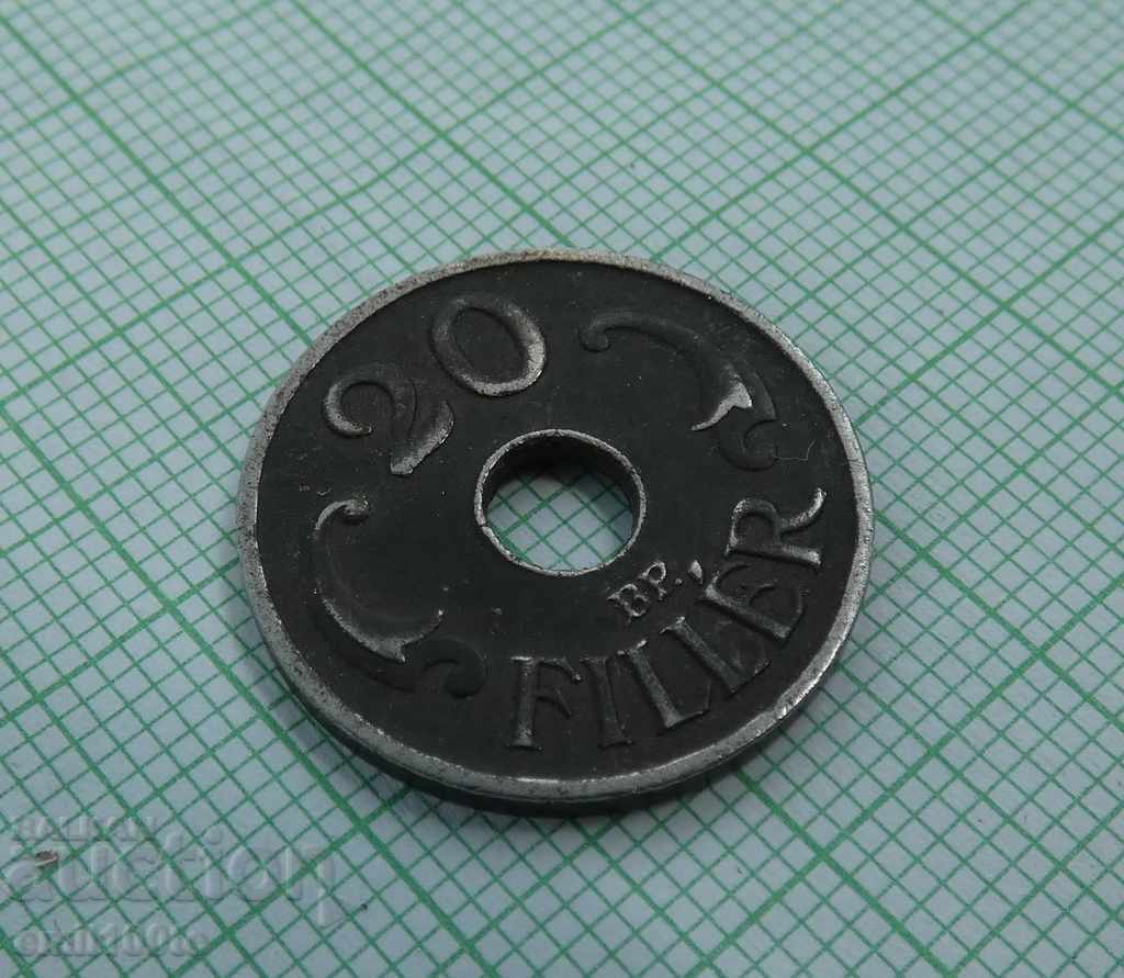 20 fillers 1941. Hungary with price 2.00 BGN | € 1.02 20 fillers 1941. Hungary with price 2.00 BGN | € 1.02