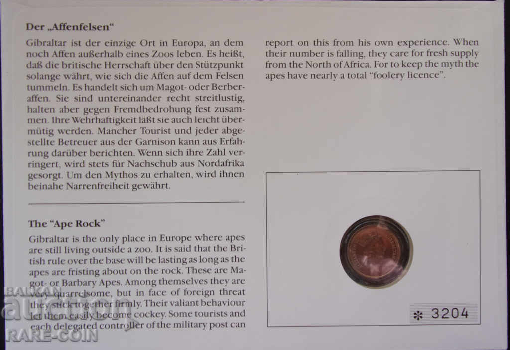 Auction RS (27) Gibraltar NUMISBRIEF 1989 UNC PROOF Rare Auction RS (27) Gibraltar NUMISBRIEF 1989 UNC PROOF Rare