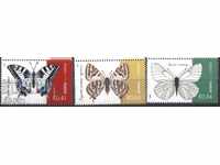 Чисти марки Фауна Пеперуди 2020 от Кипър
