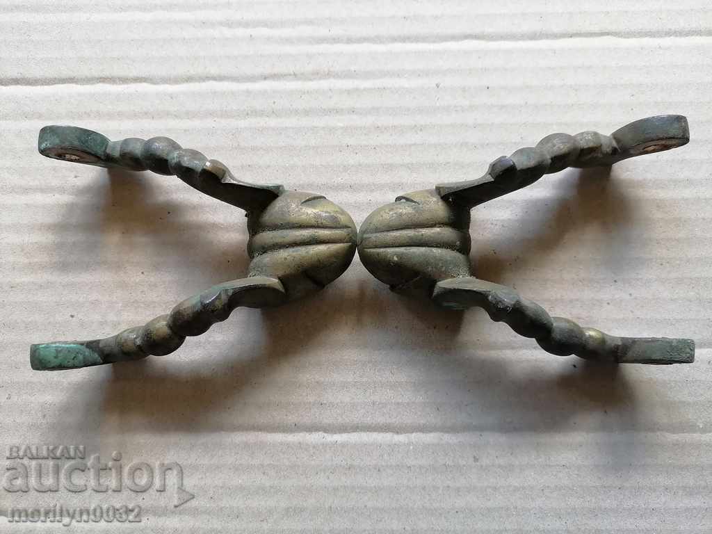 Bronze handles from an old Russian samovar Batashov brothers with price 40.00 BGN | € 20.45 Bronze handles from an old Russian samovar Batashov brothers with price 40.00 BGN | € 20.45