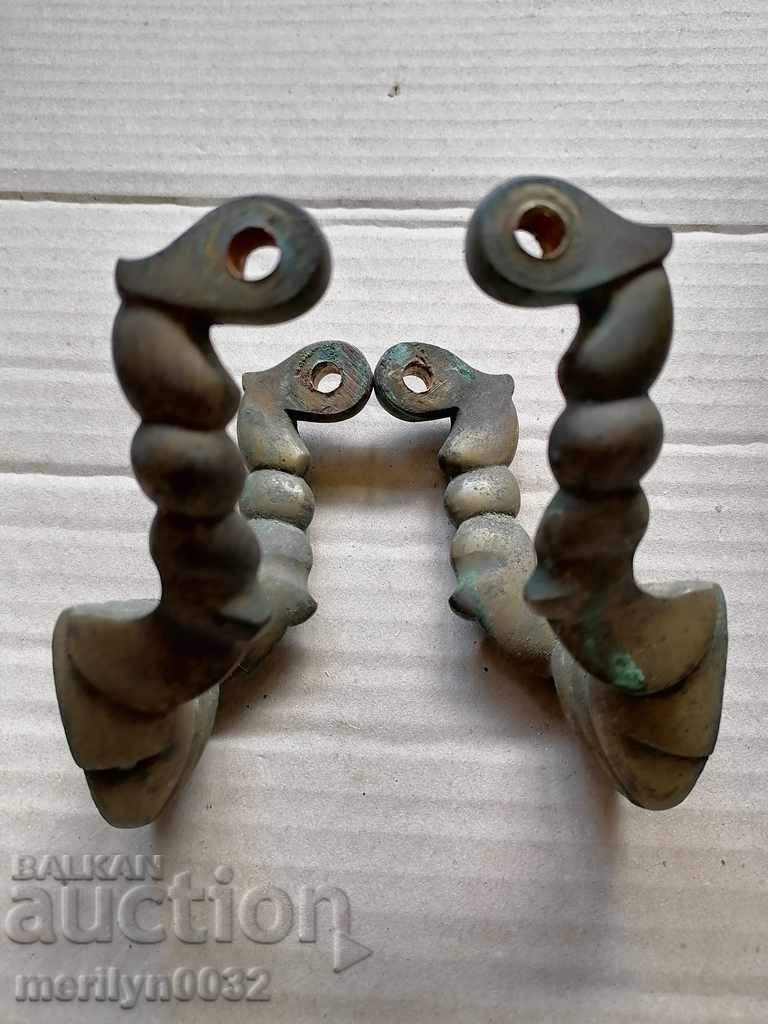 Auction Bronze handles from an old Russian samovar Batashov brothers Auction Bronze handles from an old Russian samovar Batashov brothers