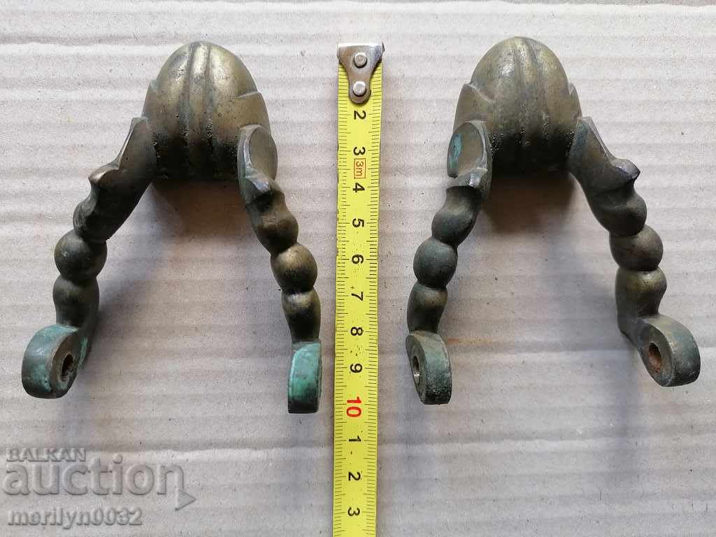 Bronze handles from an old Russian samovar Batashov brothers - 5 Bronze handles from an old Russian samovar Batashov brothers - 5