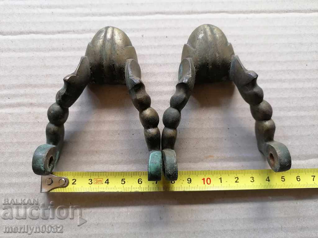 Bronze handles from an old Russian samovar Batashov brothers - 6 Bronze handles from an old Russian samovar Batashov brothers - 6