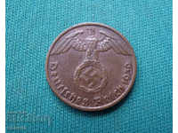 Γερμανία III Ράιχ 1 Pfennig 1939 In Rare