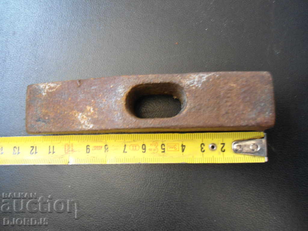 Auction  Old hammer, marking