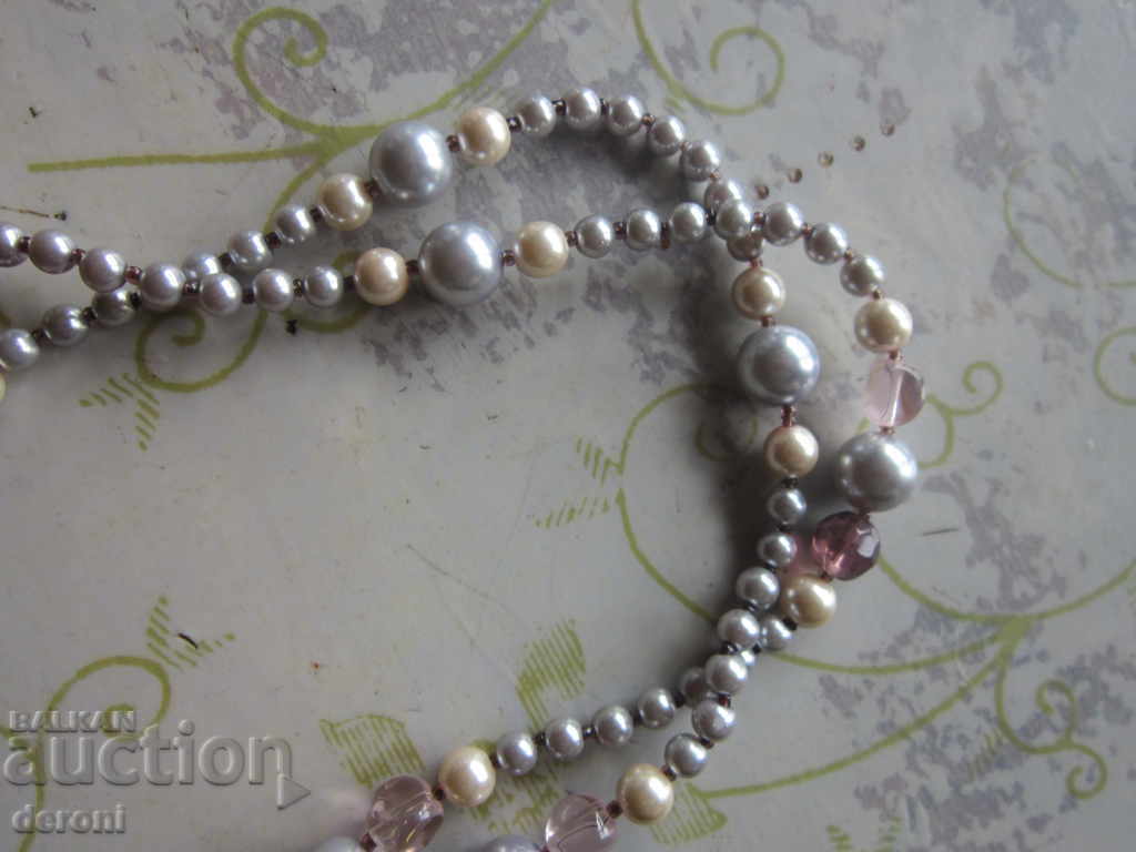 Great necklace necklace stones and pearls with price 20.00 BGN | € 10.23