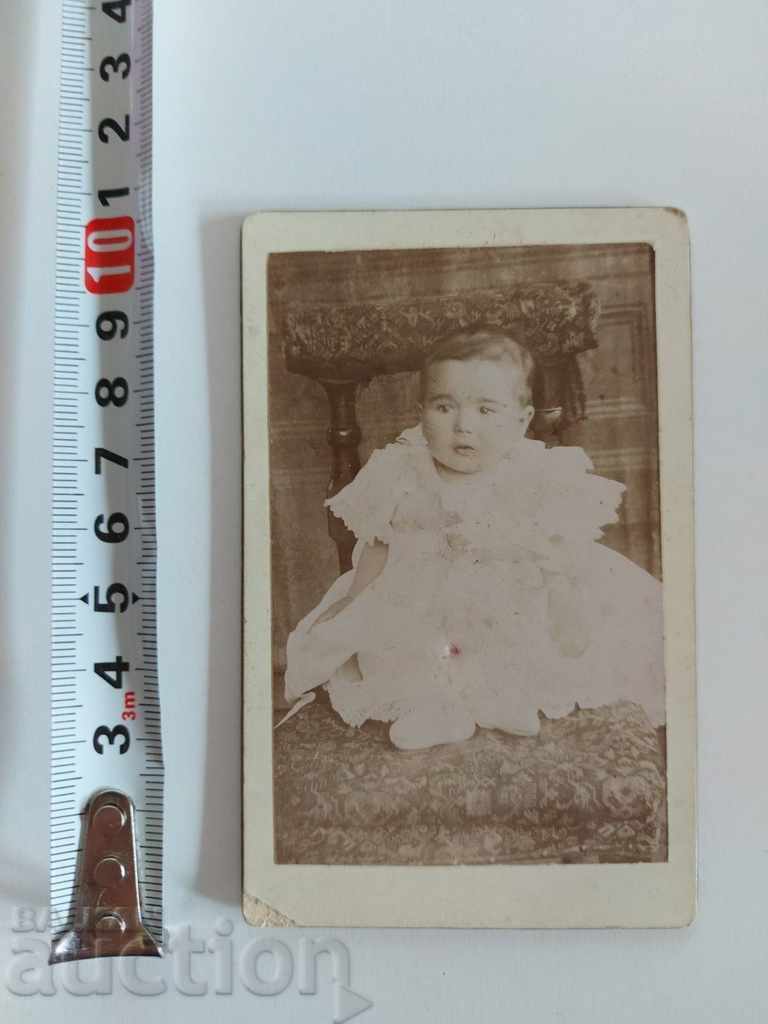 1897 OLD CHILDREN'S PHOTO PHOTO CARDBOARD CHILD BABY