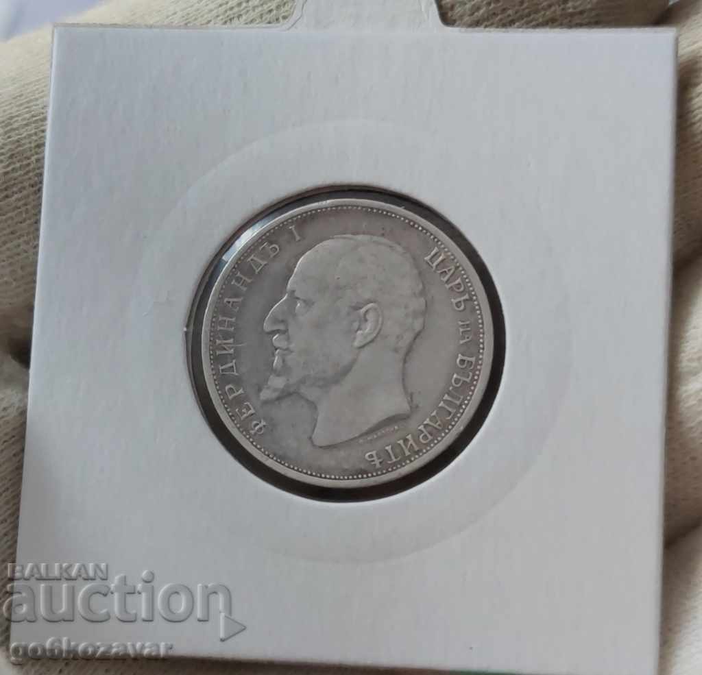 Licitație Bulgaria 1 lev 1912 argint. Moneda salvată! Licitație Bulgaria 1 lev 1912 argint. Moneda salvată!