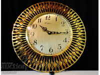 Richter W.Germany, wall clock, gilding.