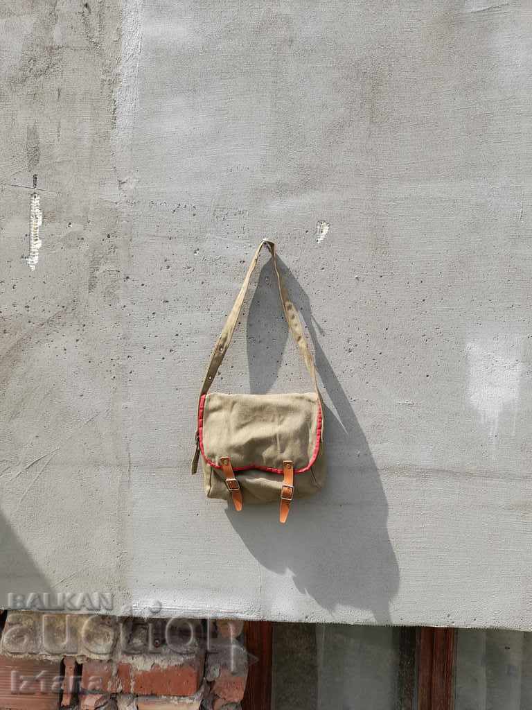 An old canvas bag