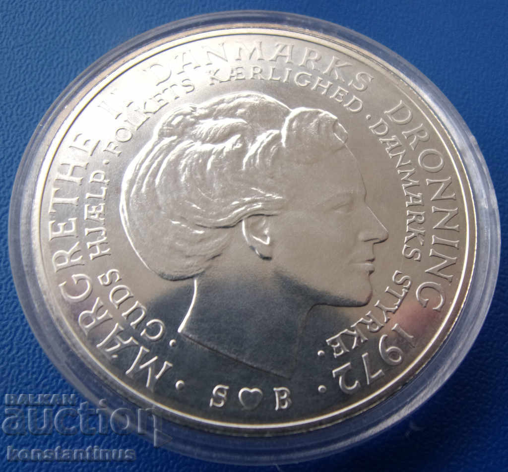 Danemarca 10 Crony 1972 PROOF UNC Argint rar cu preț € 28.12 | 55.00 BGN