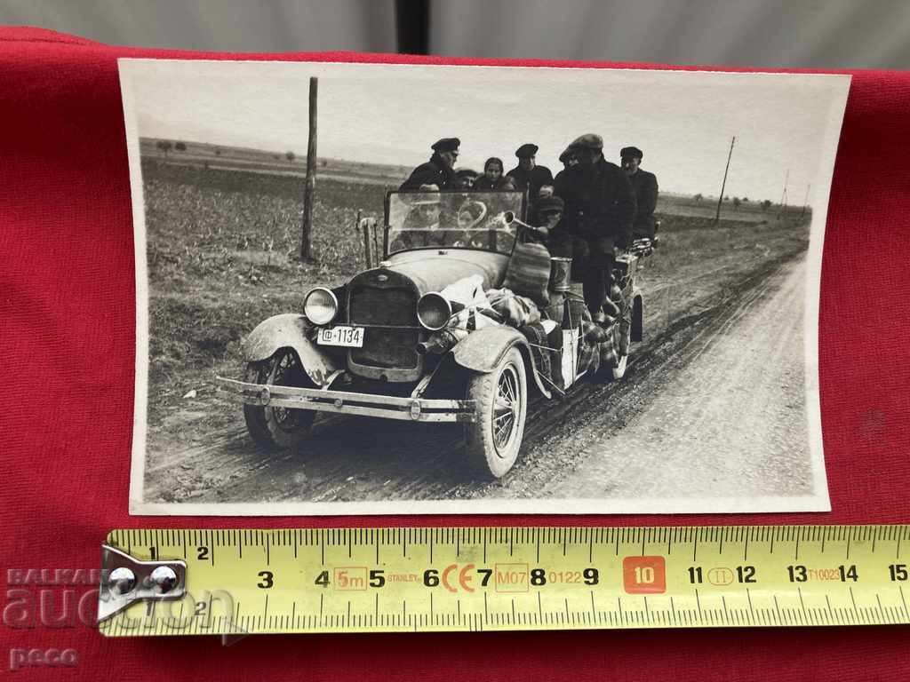 Delivery of Overloaded car SF 1134 on the road to Orhanie 1932 Delivery of Overloaded car SF 1134 on the road to Orhanie 1932