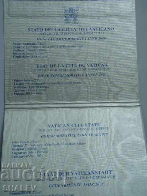 2 Euro 2020 Vaticana "Raffaello" (Vatican City) - Unc (2 Euro) - 6 2 Euro 2020 Vaticana "Raffaello" (Vatican City) - Unc (2 Euro) - 6