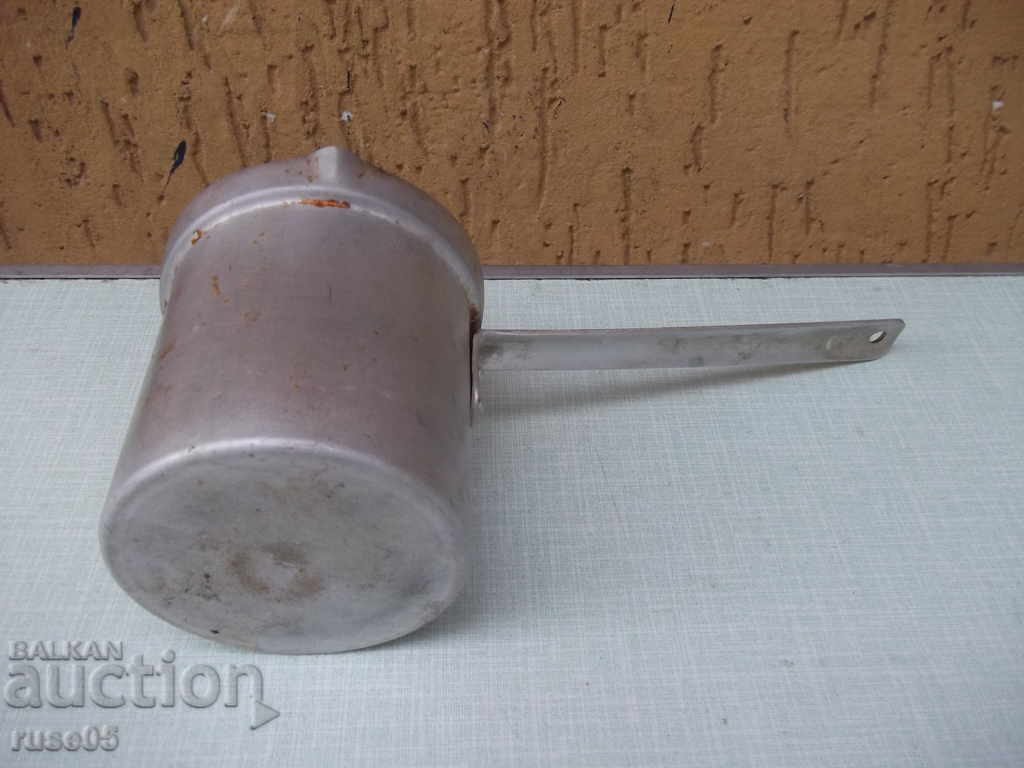 Auction Cezve aluminum old - 1 Auction Cezve aluminum old - 1