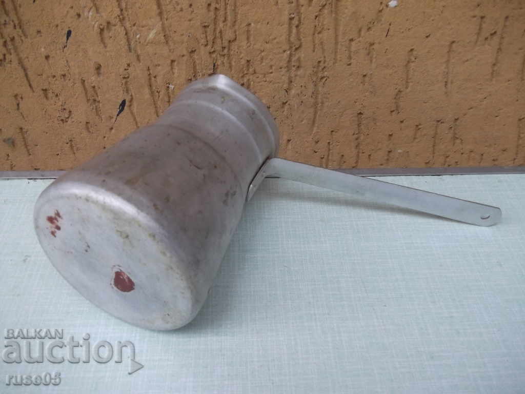 Auction Cezve aluminum old - 2 Auction Cezve aluminum old - 2