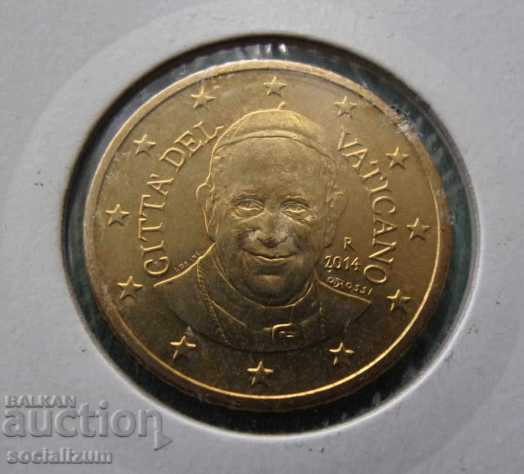 Vatican 50 Cent 2014 Rare cu preț € 4.09 | 8.00 BGN