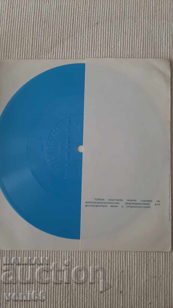 Gramophone record - small format flexible with price 1.00 BGN | € 0.51 Gramophone record - small format flexible with price 1.00 BGN | € 0.51