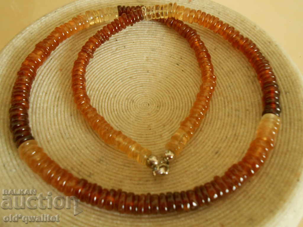 Delivery of Necklace / necklace / jewelry, clasp: Silver 925, est. Hesonite Delivery of Necklace / necklace / jewelry, clasp: Silver 925, est. Hesonite