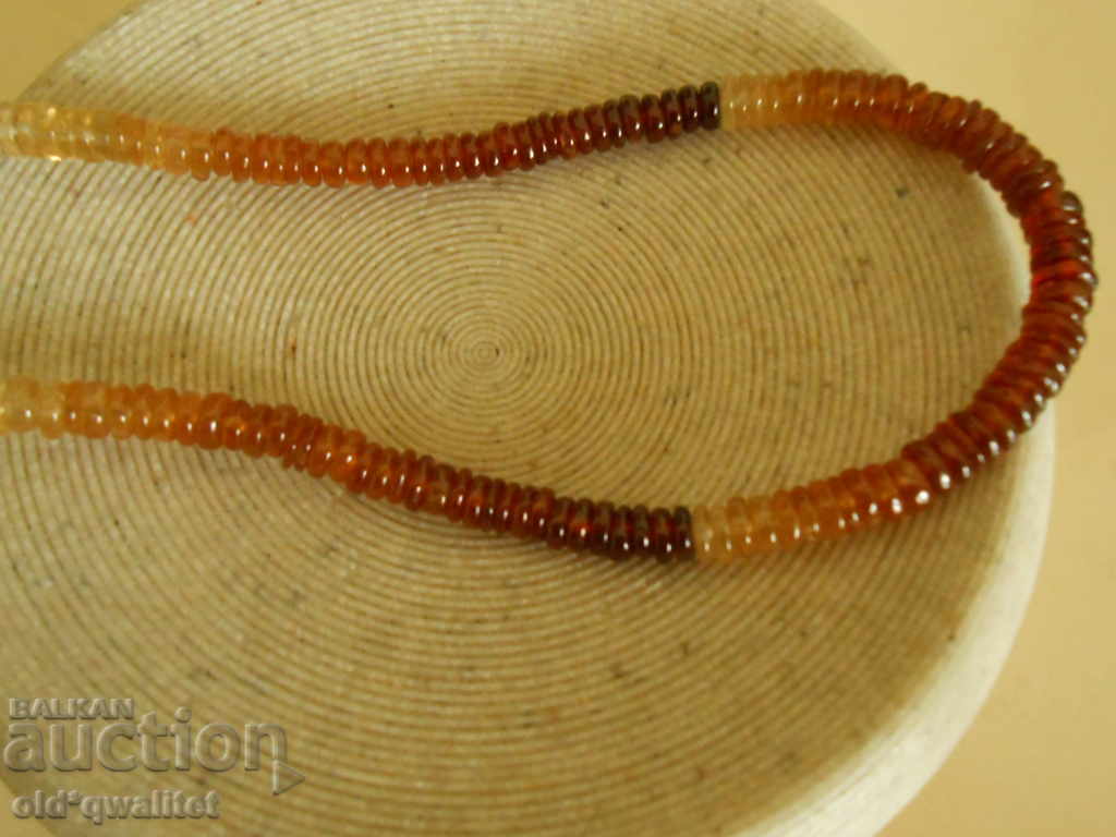 Necklace / necklace / jewelry, clasp: Silver 925, est. Hesonite - 5 Necklace / necklace / jewelry, clasp: Silver 925, est. Hesonite - 5